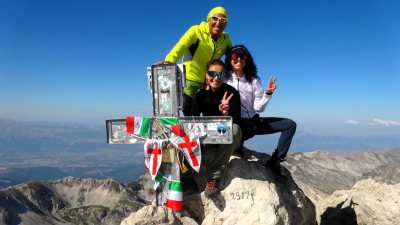 L'anello per la cima più alta dell'Appennino con una promessa a Tiziana Ilari e Alessandra Lemma