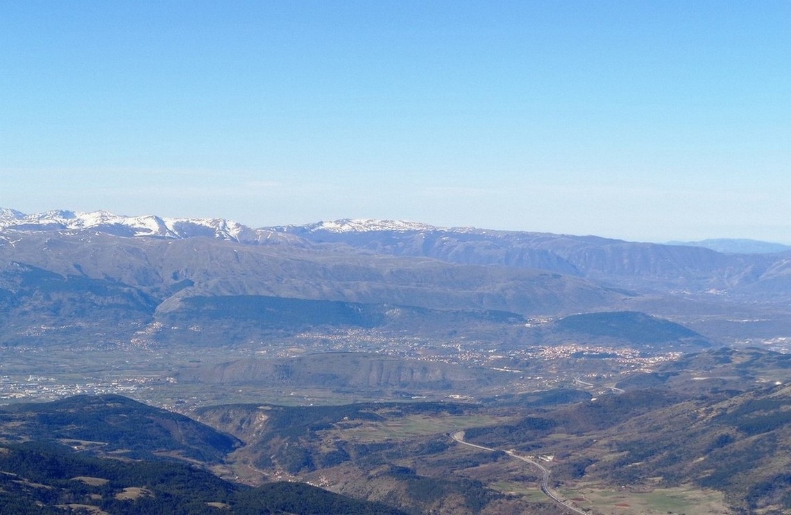 La Valle che ospita la città de L'AQUILA