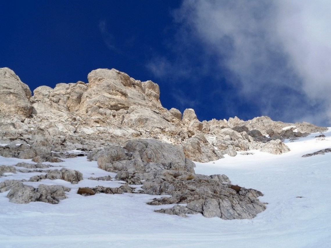 Le rocce sembrano salutarci