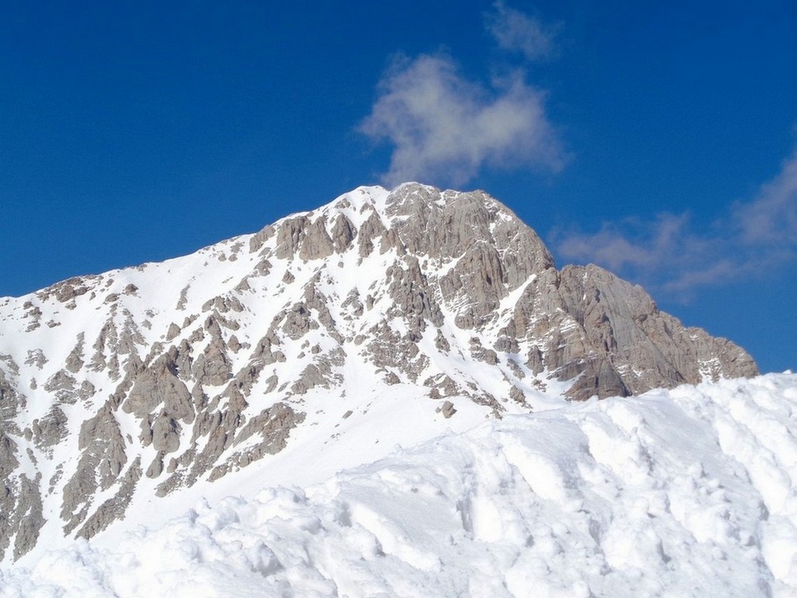 Il Corno Grande ci saluta