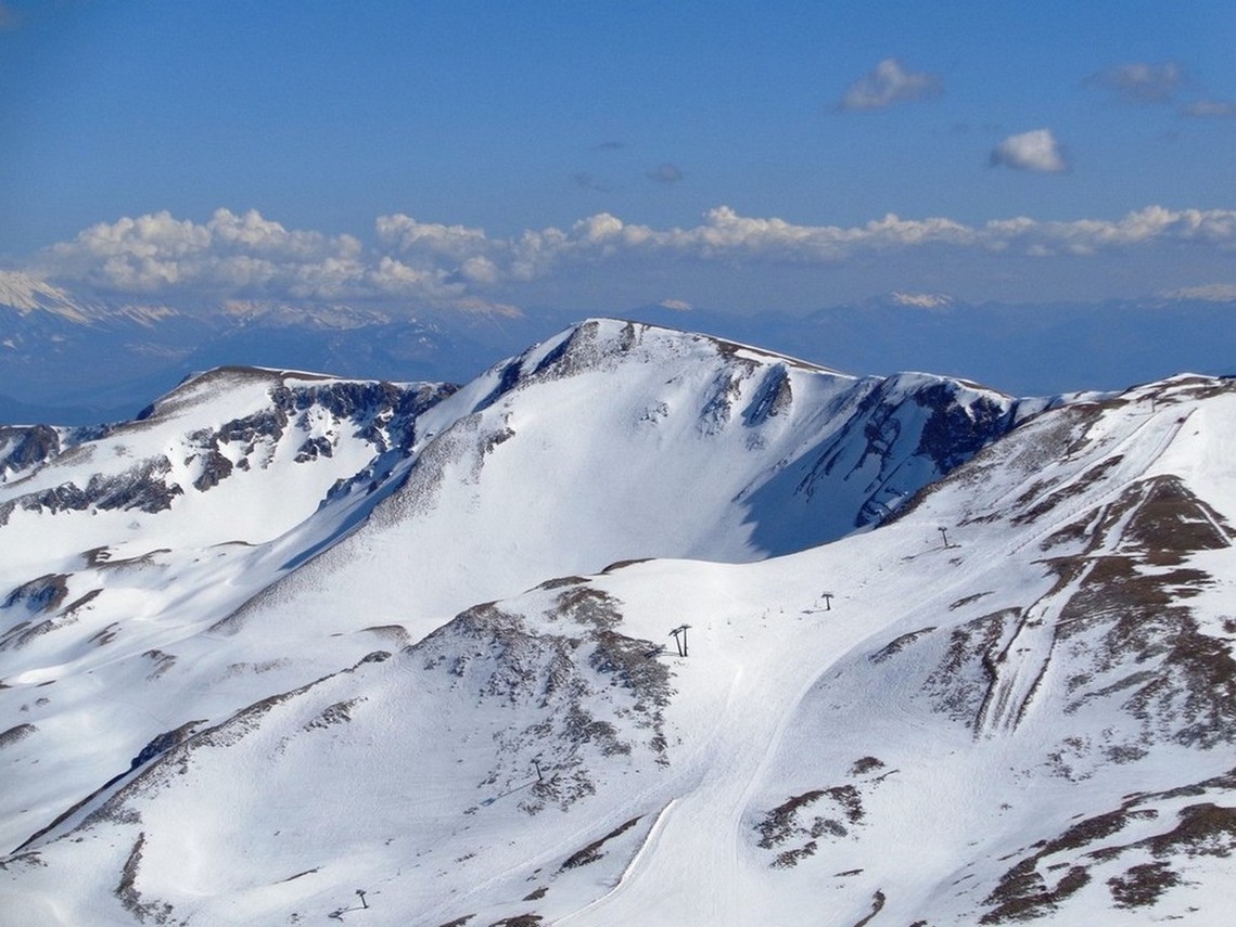 La pista da Sci di Campo Imperatore detta Aquila