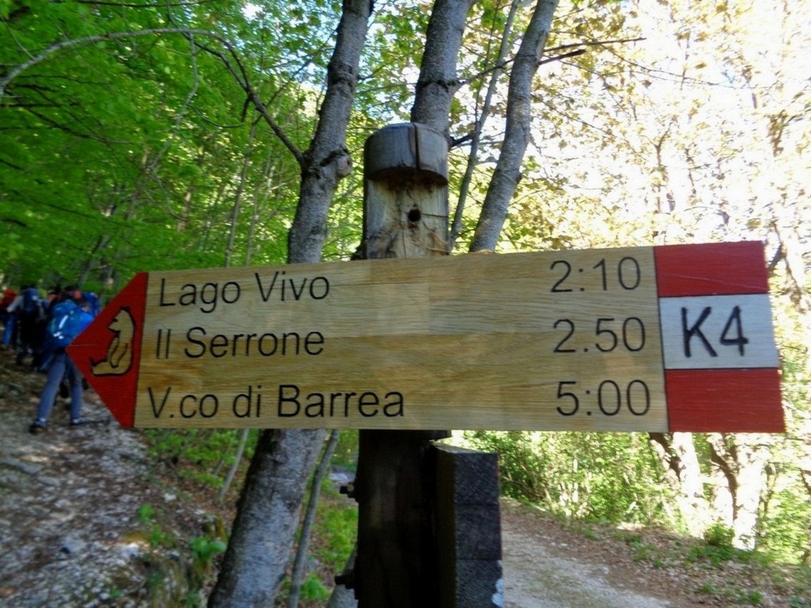La deviazione per la Valle dell'inferno o Valle Resione