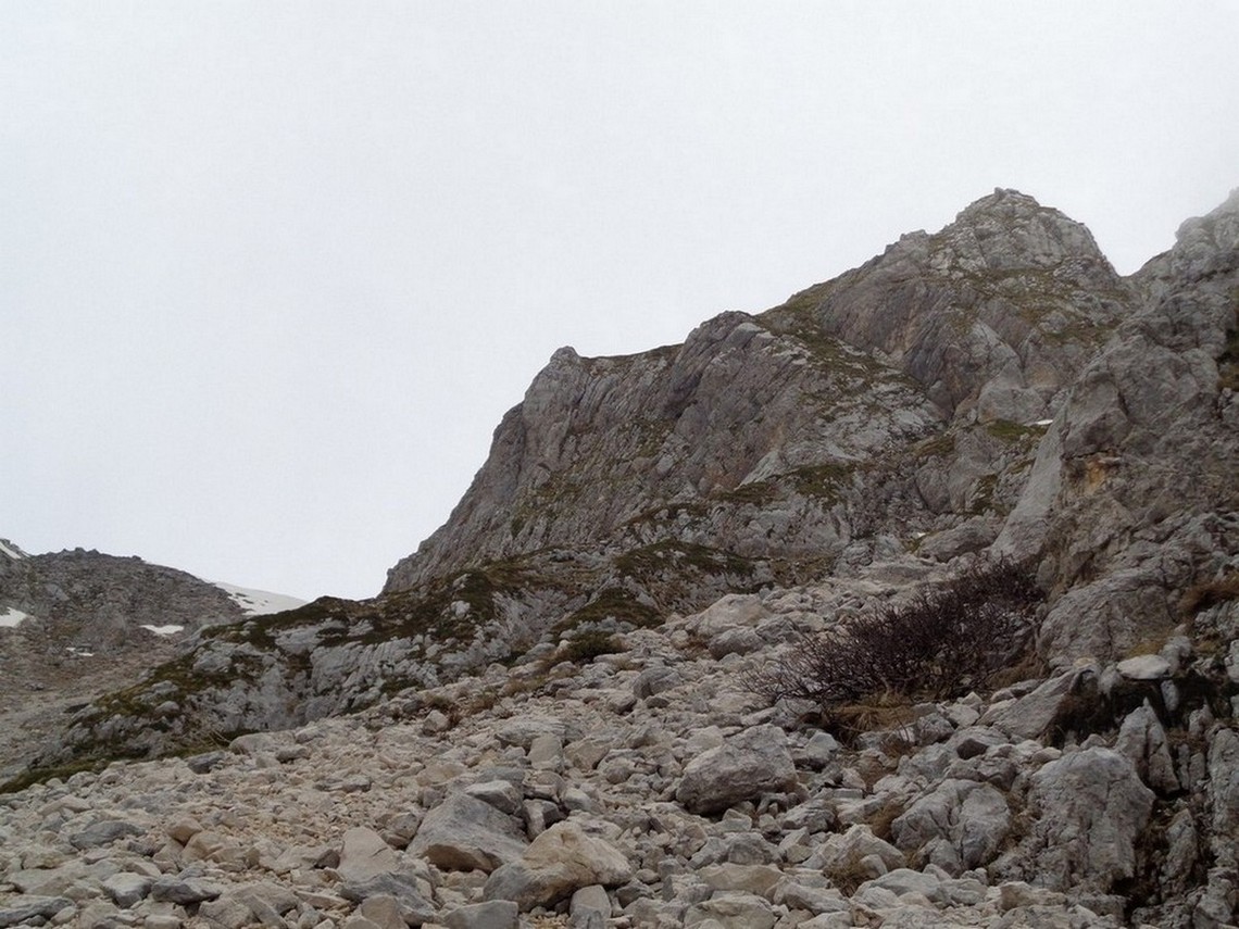 Un traverso a quota 2000m