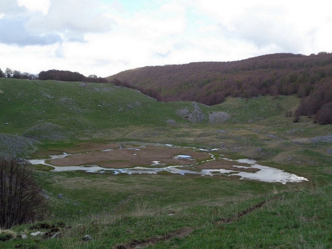 Il lago Vivo al ritorno