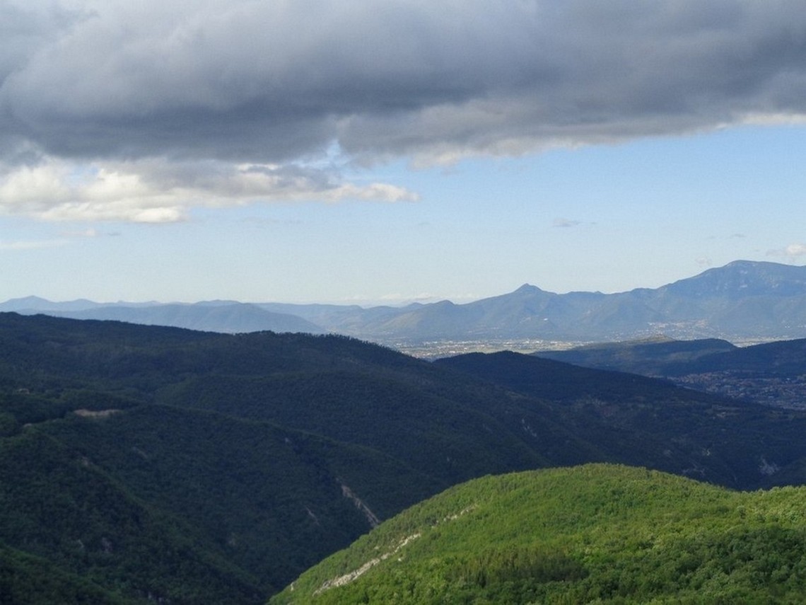 Il famoso Monte Cacume sullo sfondo