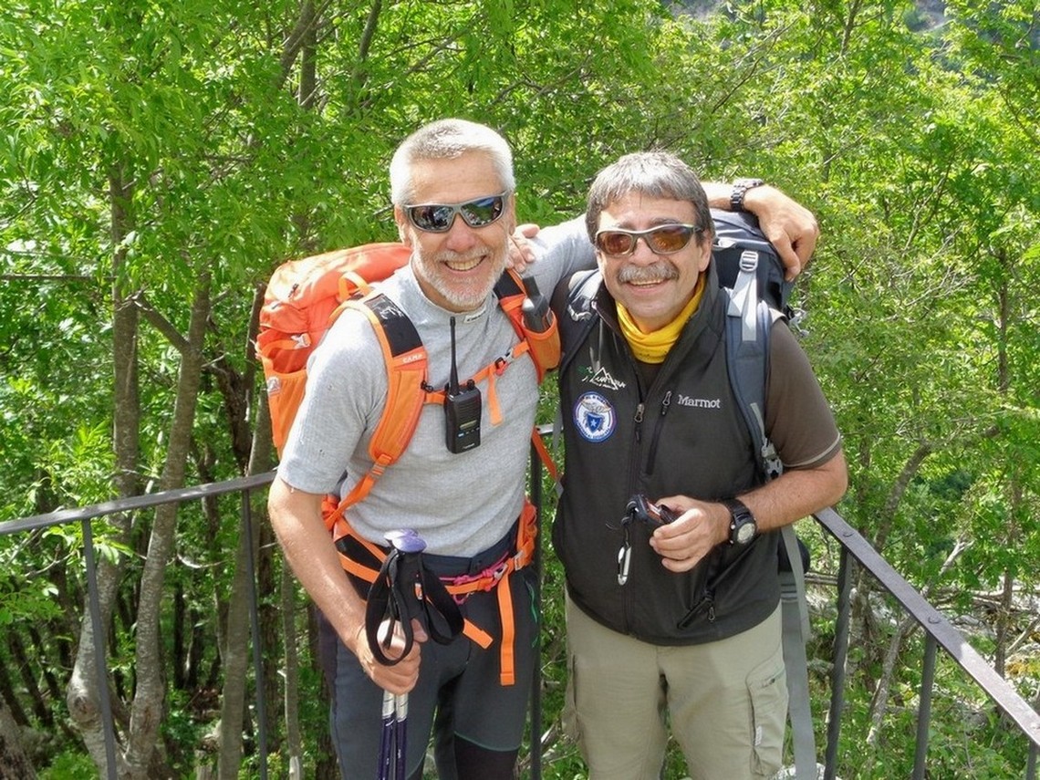 I Direttori di Escursione del CAI di Roma: Giorgio GIUA e Ric PORRETTA
