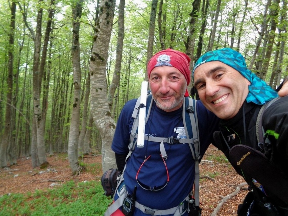 Con Calogero AULICINO (Accompagnatore e Direttivo CAI Alatri)