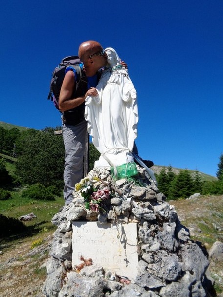 La bellissima Madonnina del valico