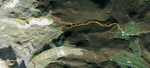 Il tracciato del mio GPS