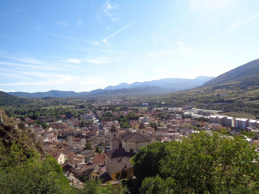 Castel di Sangro dall'alto