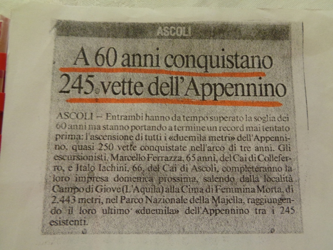 Giornali dell'epoca