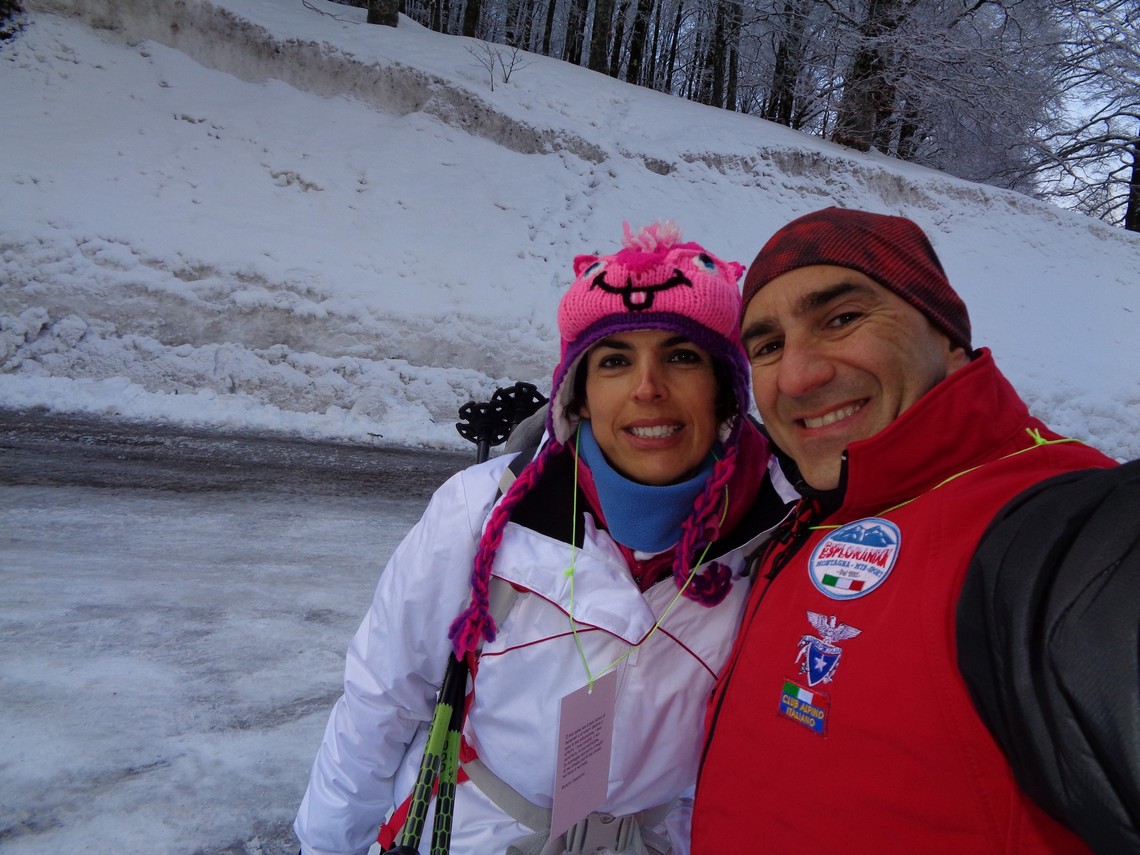 Con la bella Gianna Mizzoni
