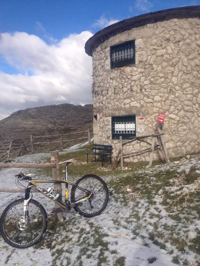 Giancarlo anche in MTB una delle sue passioni