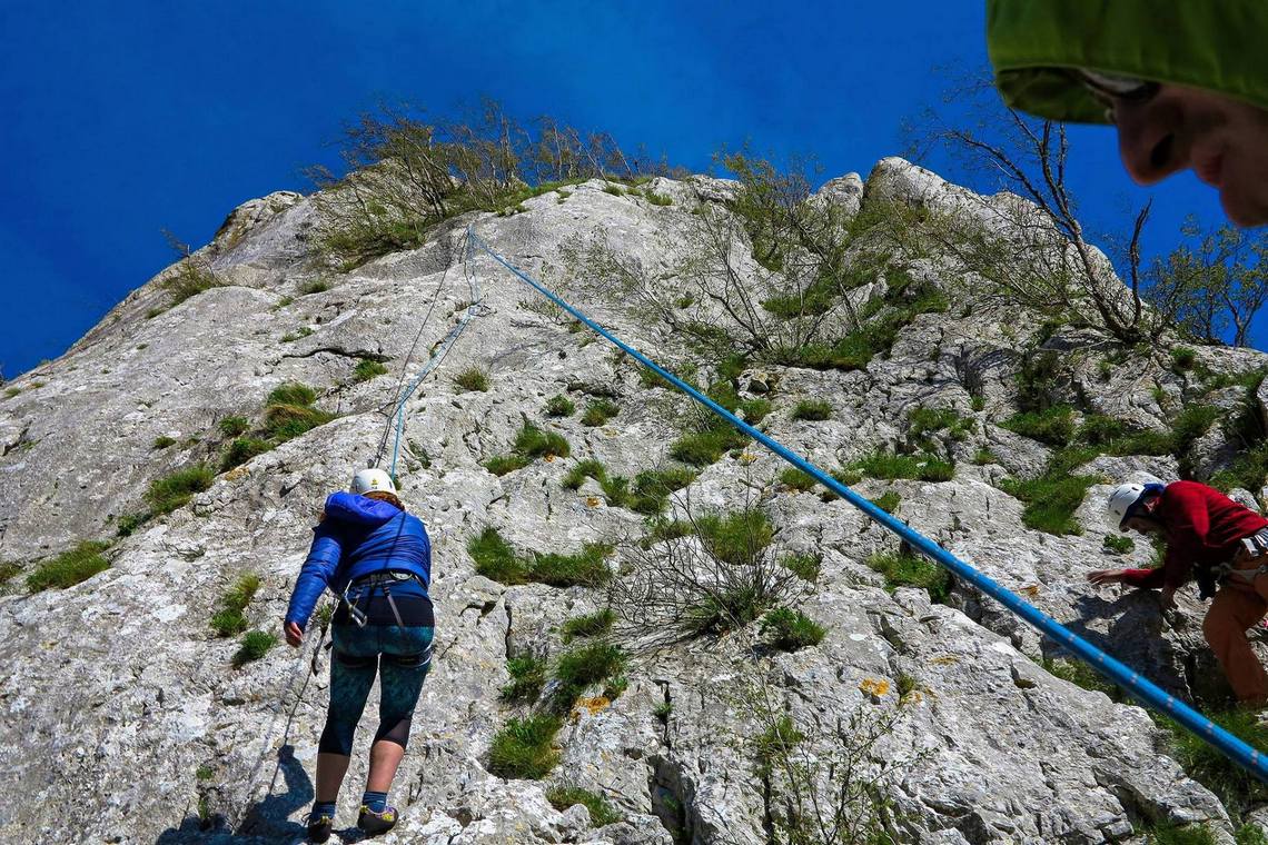 Sara anche in falesia