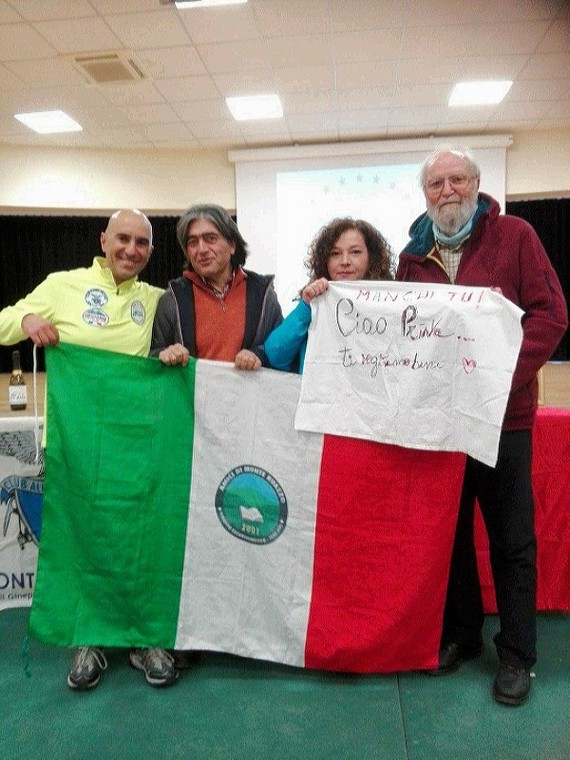 Con Vincenzo Maggiacomo alla Serata Sociale del Club 2000m