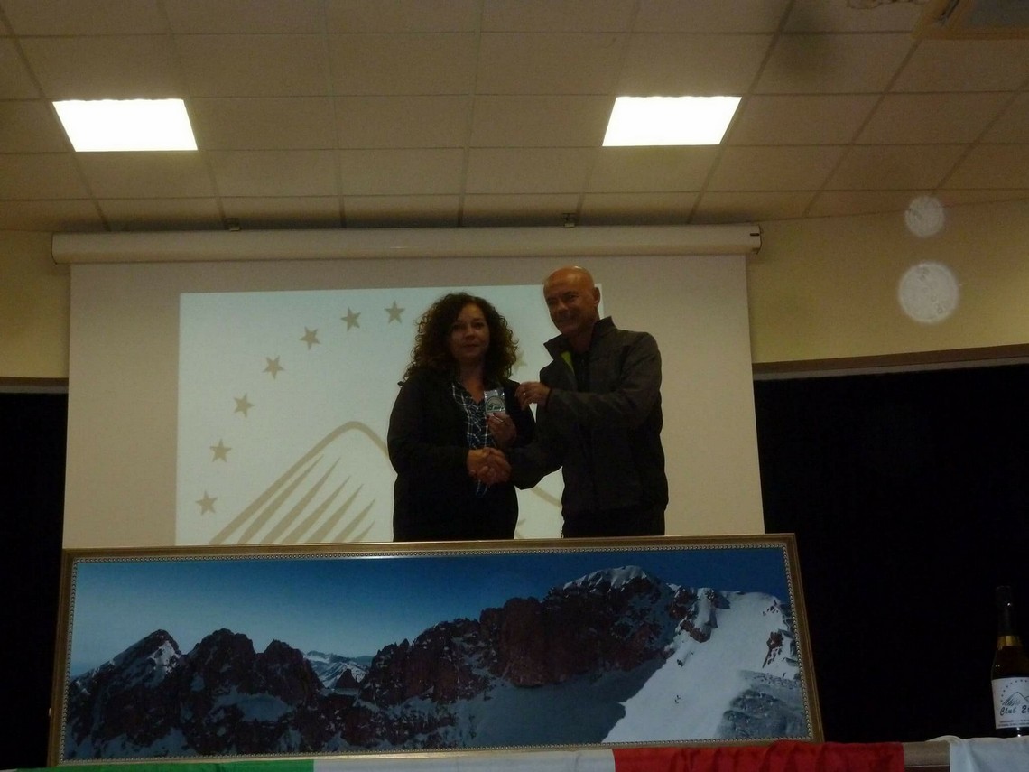 Con Giuseppe Albrizio Presidente del Club 2000m