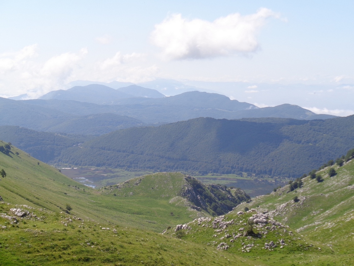verso il lago del Matese