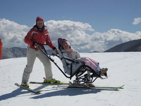 Silvia diplomata anche per la disabilità in montagna