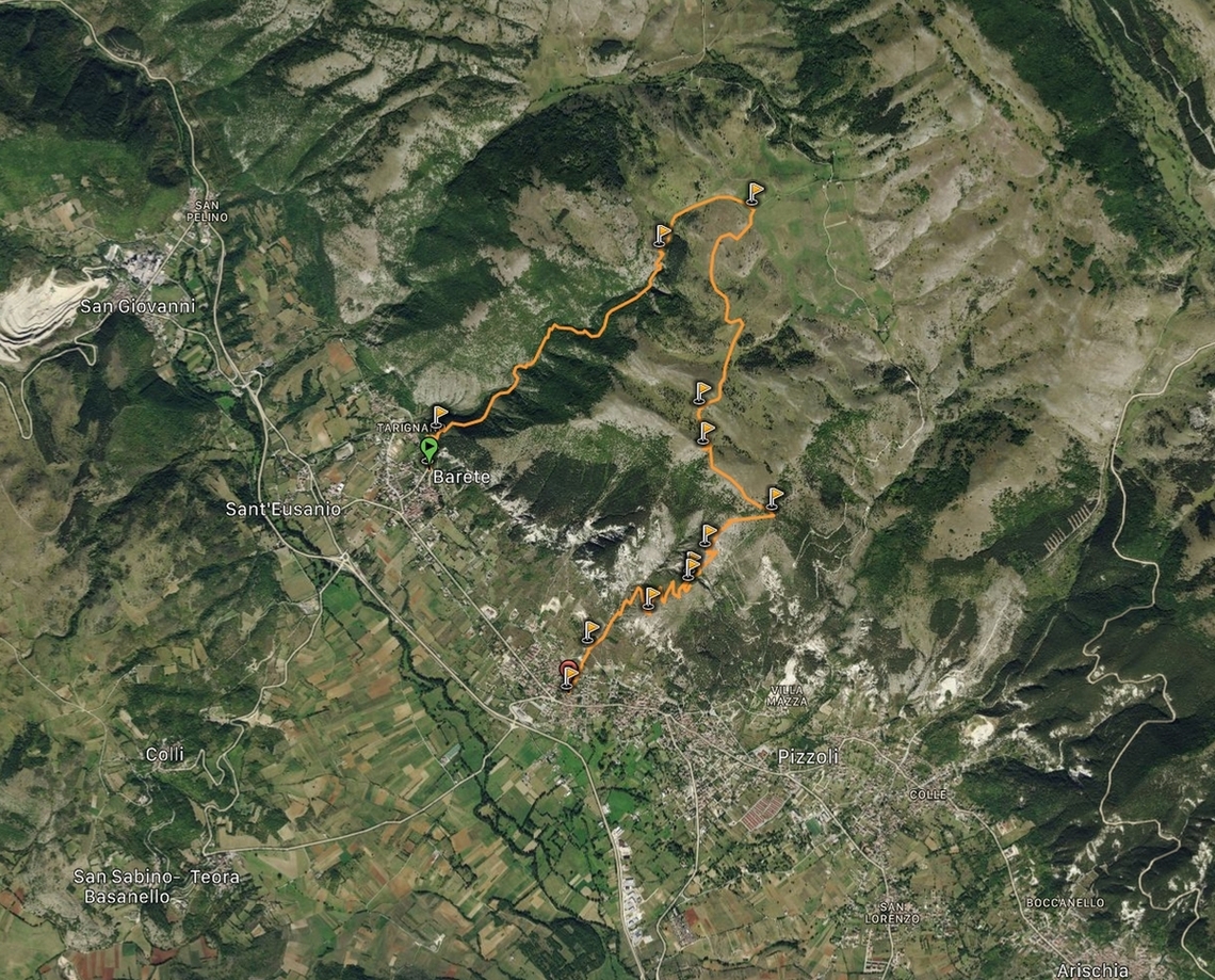 Il Sentiero dei 3 Rifugi dal GPS