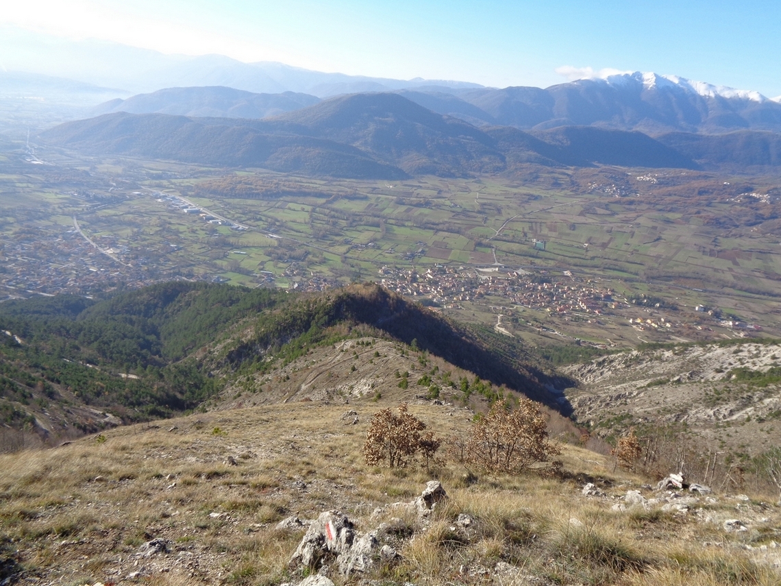 La cresta appena percorsa