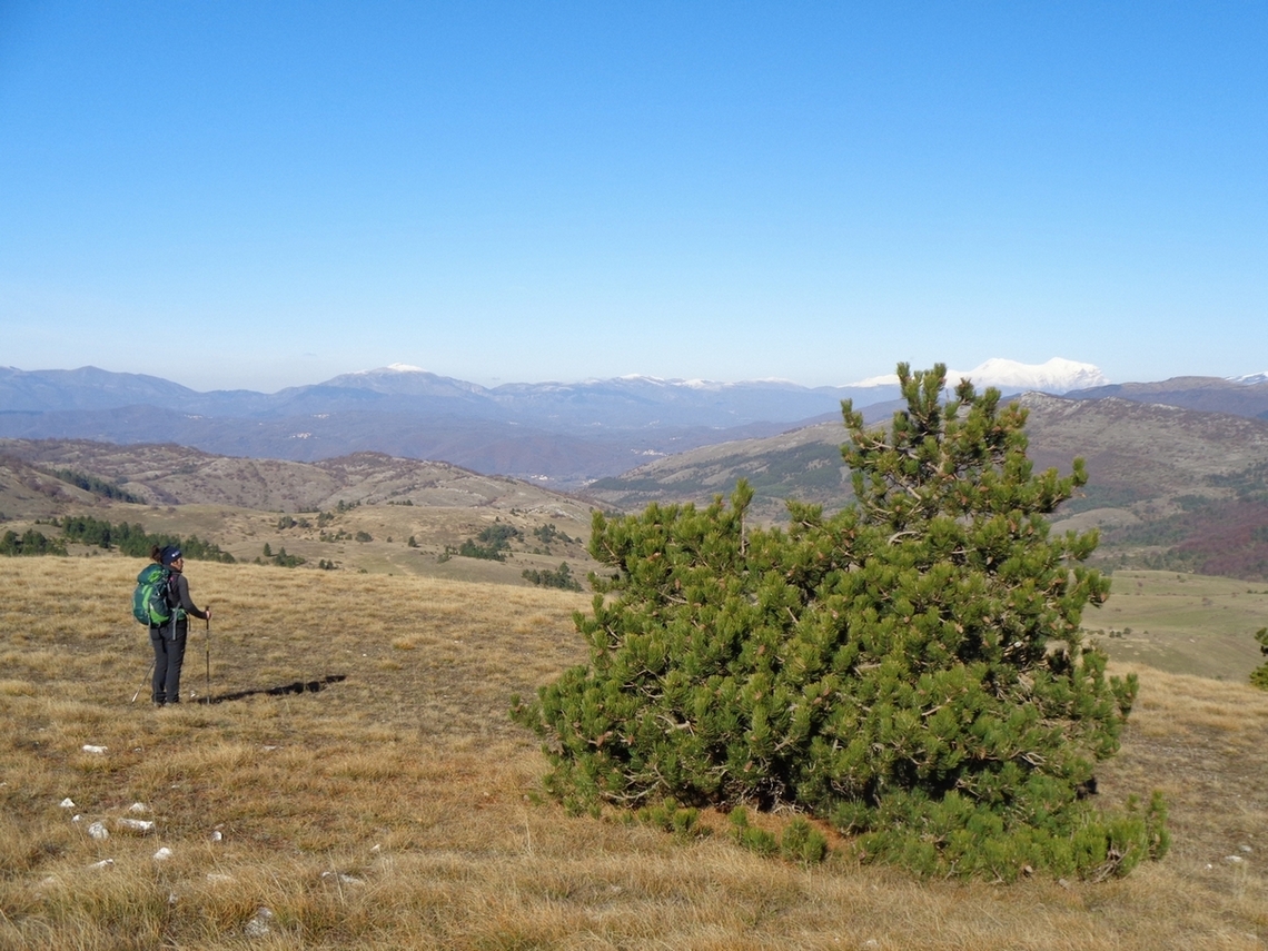 Michela verso gli Altipiani di Aielli