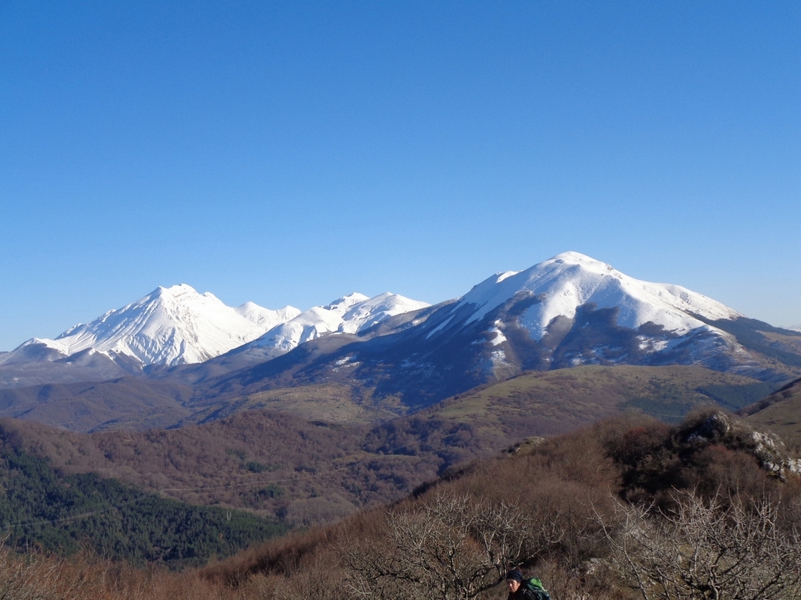 Tutta la catena del Gran Sasso versante occidentale