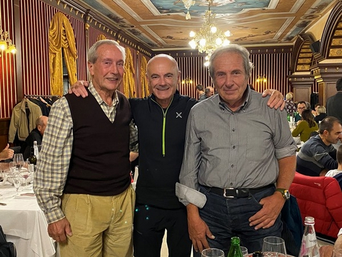 Con ALBRIZIO e ARTURO PELLEGRINI a destra grande Compagno di Avventure