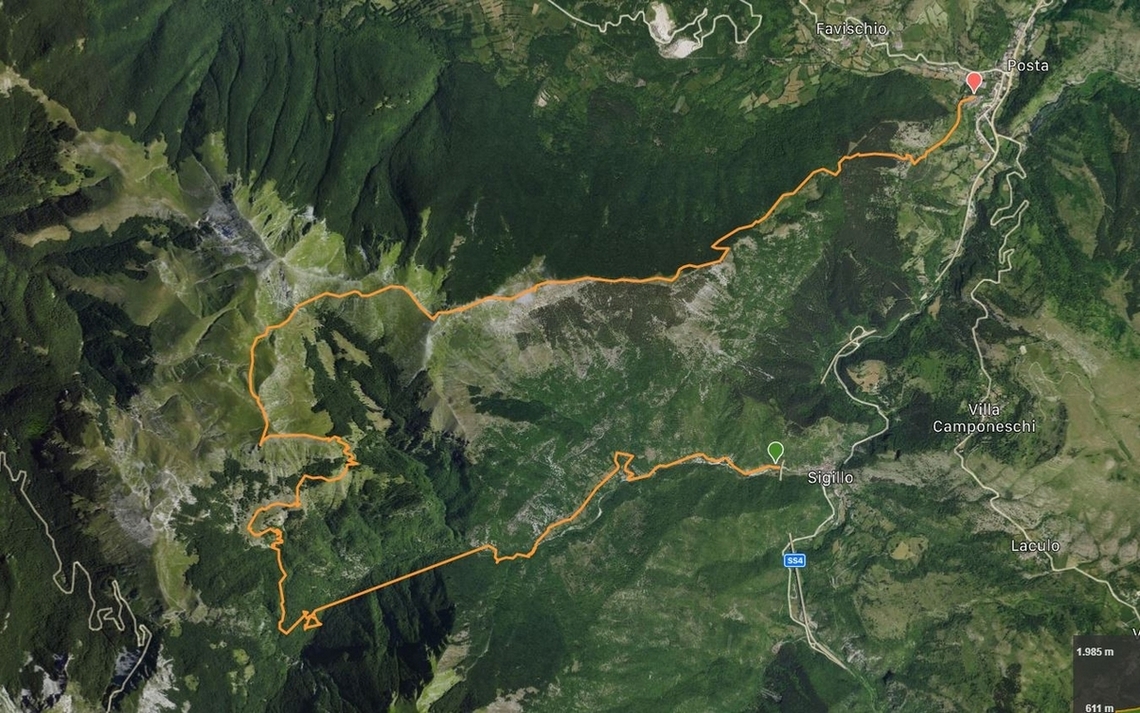 IL GIRO DI OGGI DAL MIO GPS
