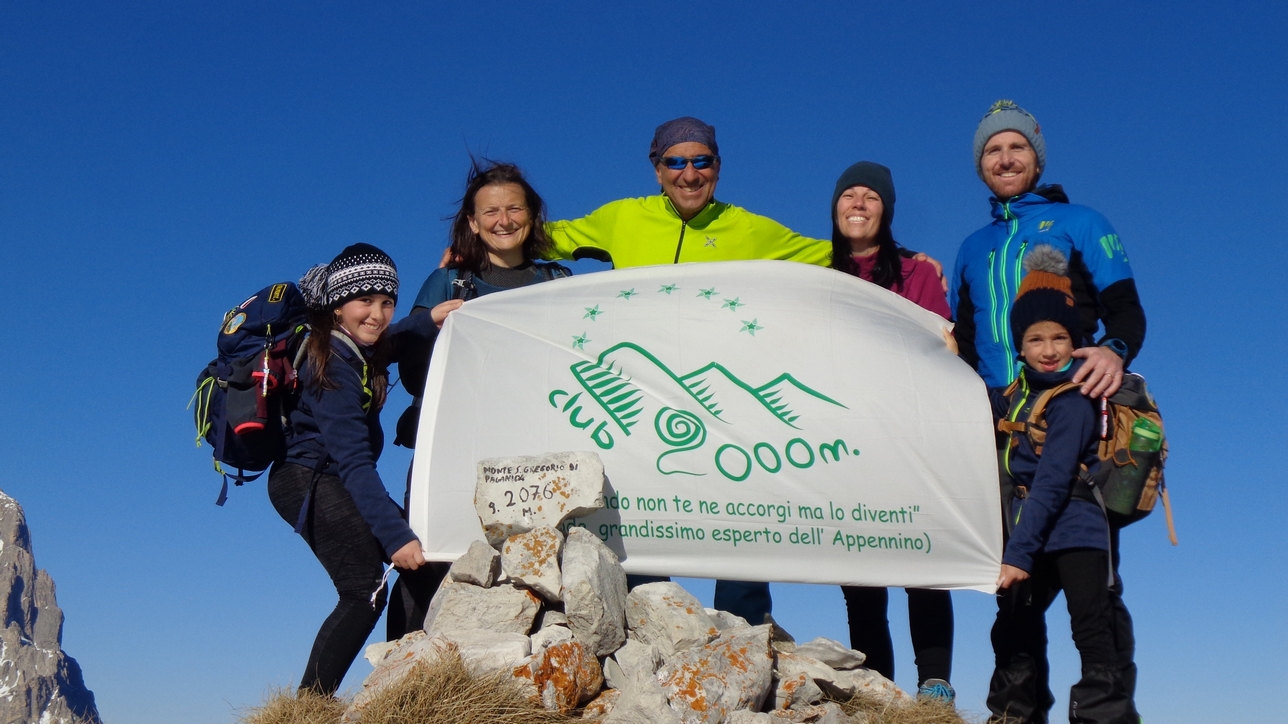 La 3a cima...Quota 2076m...Monte San Gregorio di Paganica !!!