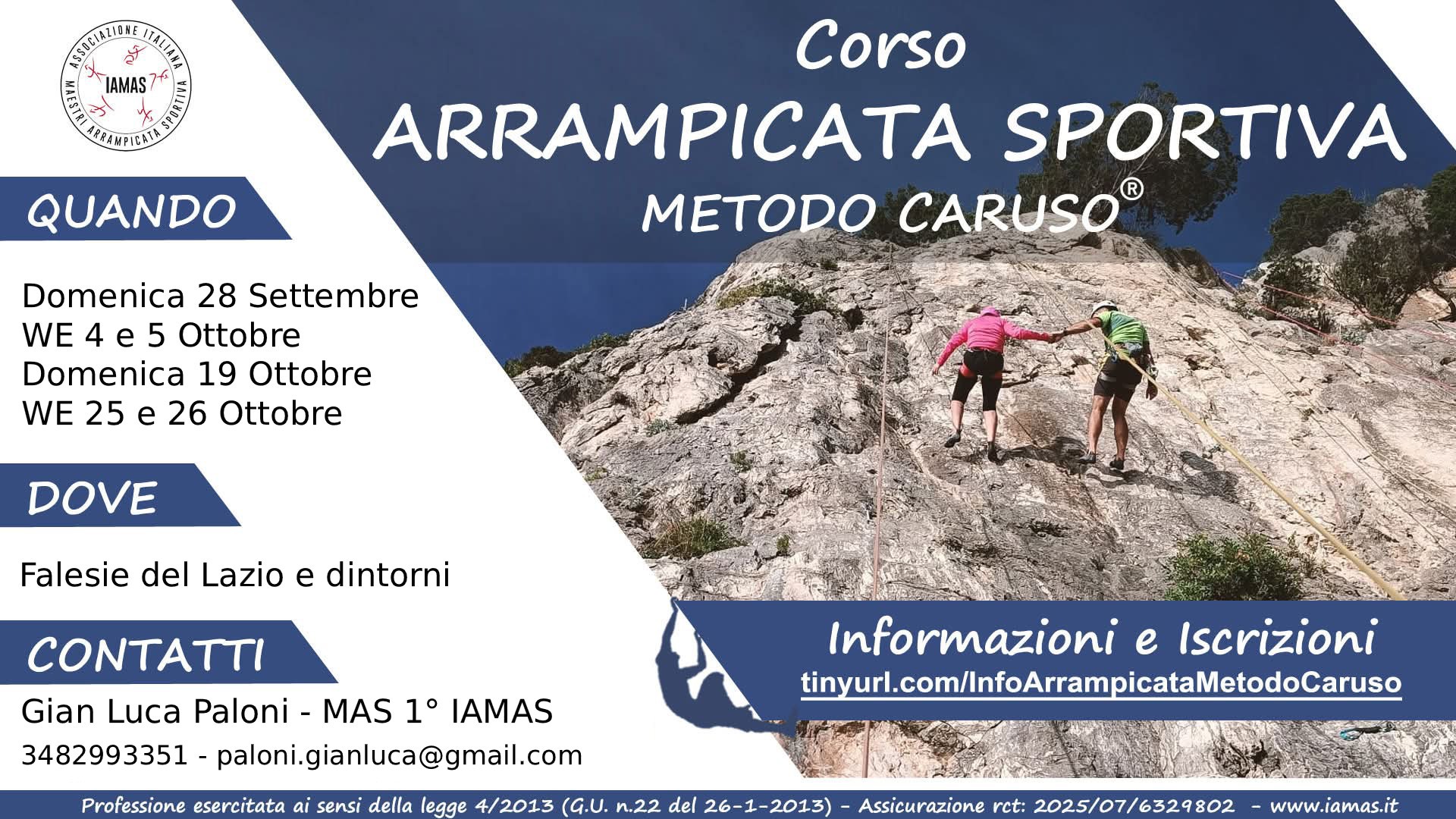 MAESTRO ARRAMPICATA SPORTIVA