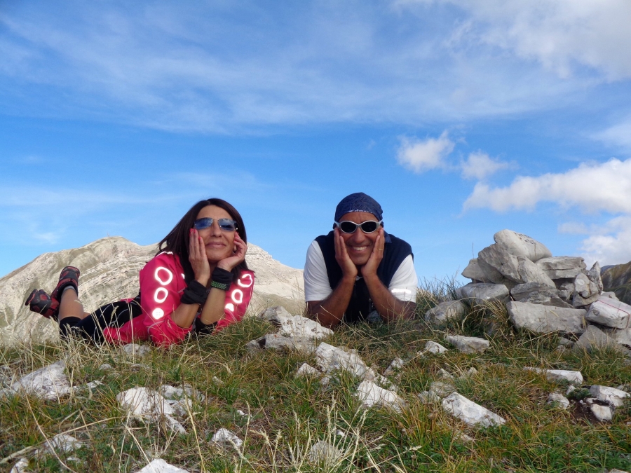 Con la " Nuova Vita " di Carla D'Annibale per il duro anello di Pizzo Camarda sul Gran Sasso D'Italia