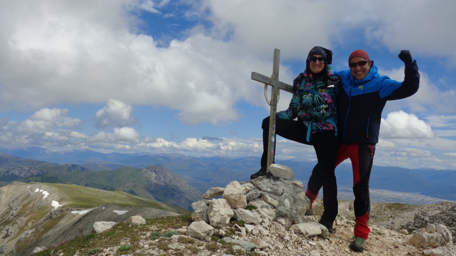 Con i principi di Francesca Porcari per la traversata-anello del Monte Magnola sul Velino