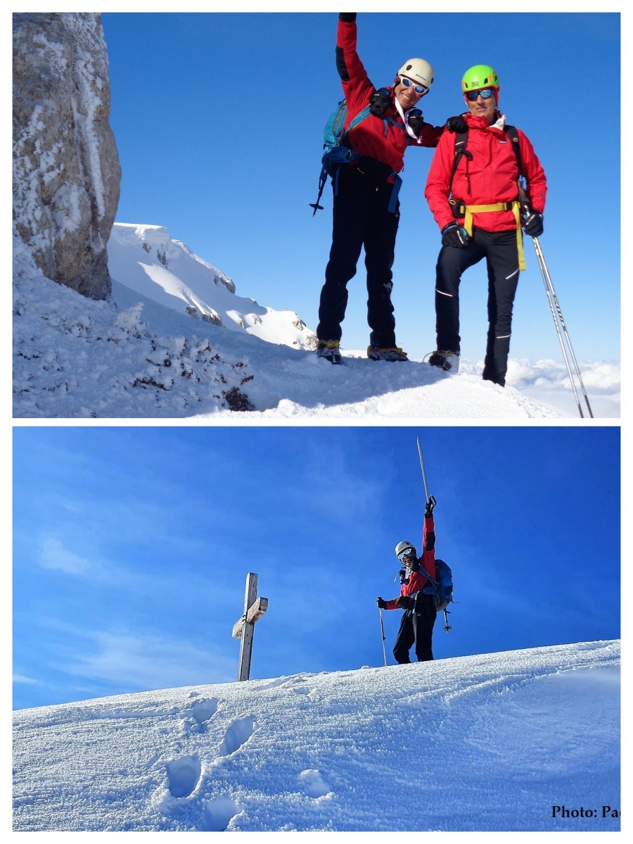 La " Direttissima del Muraglione " per la cima del Monte Cagno