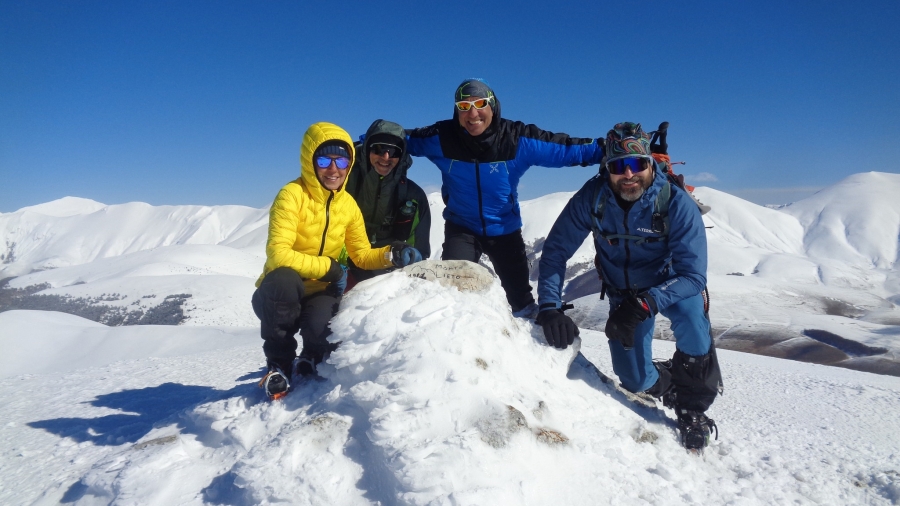 Il 138° 1900m per la traversata-anello del bianchissimo Monte Lieto sui Sibillini