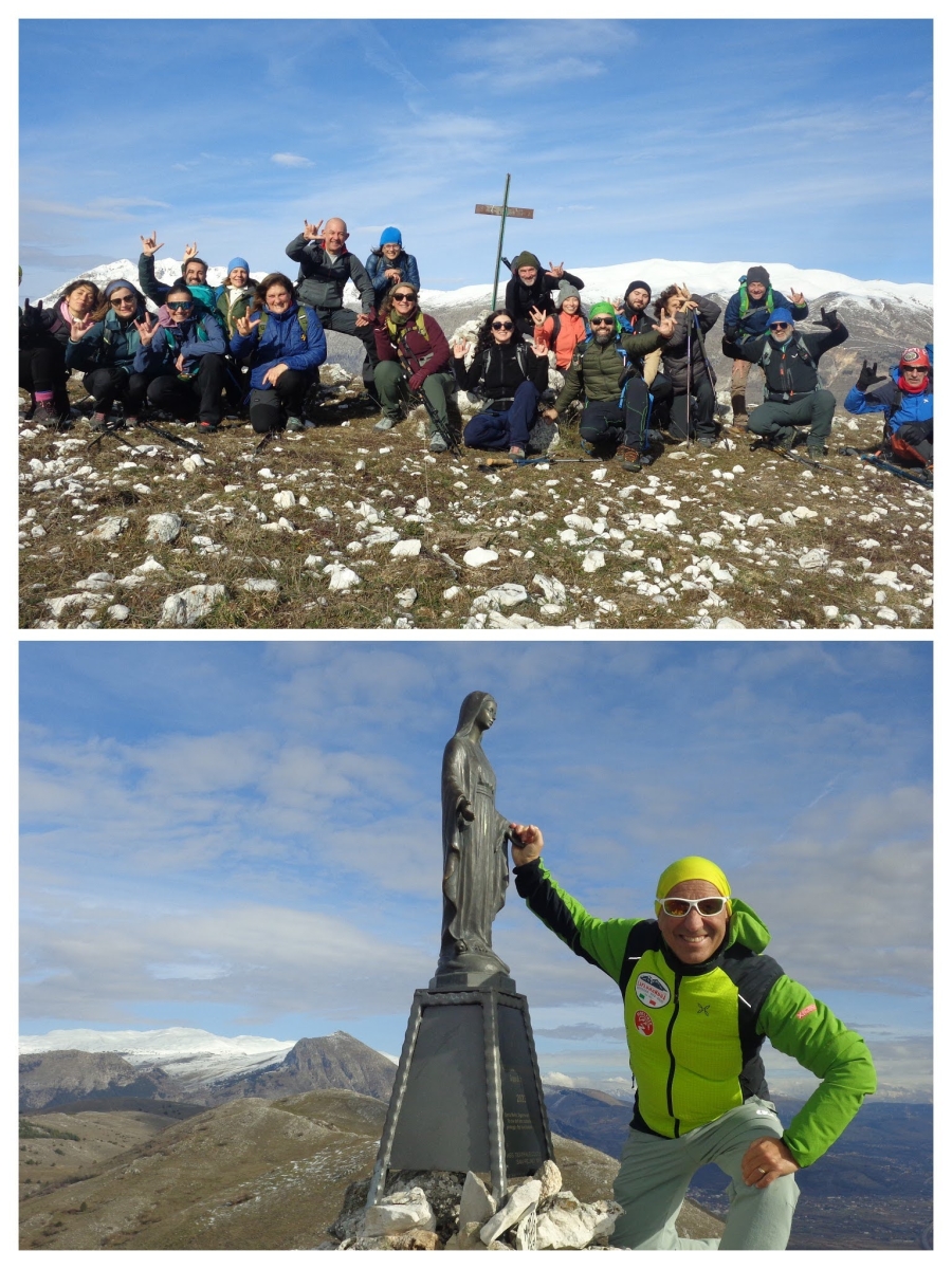 AEV REBELTREK/FederTrek per l'anello della cresta dei Tre Monti sopra la Marsica