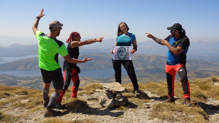Con Monica Marzola " Grande Appenninista " sulla Laghetta