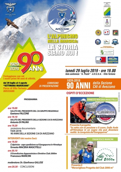 Conferenza alla Sezione CAI di AVEZZANO