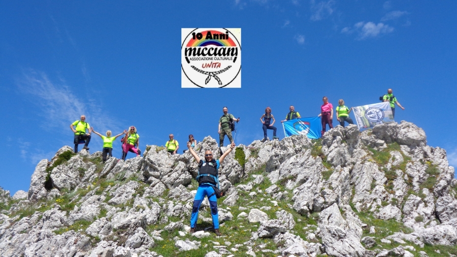 In onore dei 10 anni di MICCIANI UNITA la traversata del Monte Nuria da Sella di Corno di Scoppito (AQ) a Micciani di Cittaducale (RI)