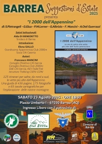 NEWS N.227 Relatore al Comune di Barrea per la presentazione de I 2000 dell&#039;APPENNINO