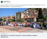 NEWS N. 220 GIORNATA CAI &quot; In montagna nei Parchi &quot; su APPENNINO.TV