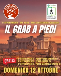NEWS N.229 AEV FederTrek per il GRAB a piedi con REBELTREK a Roma