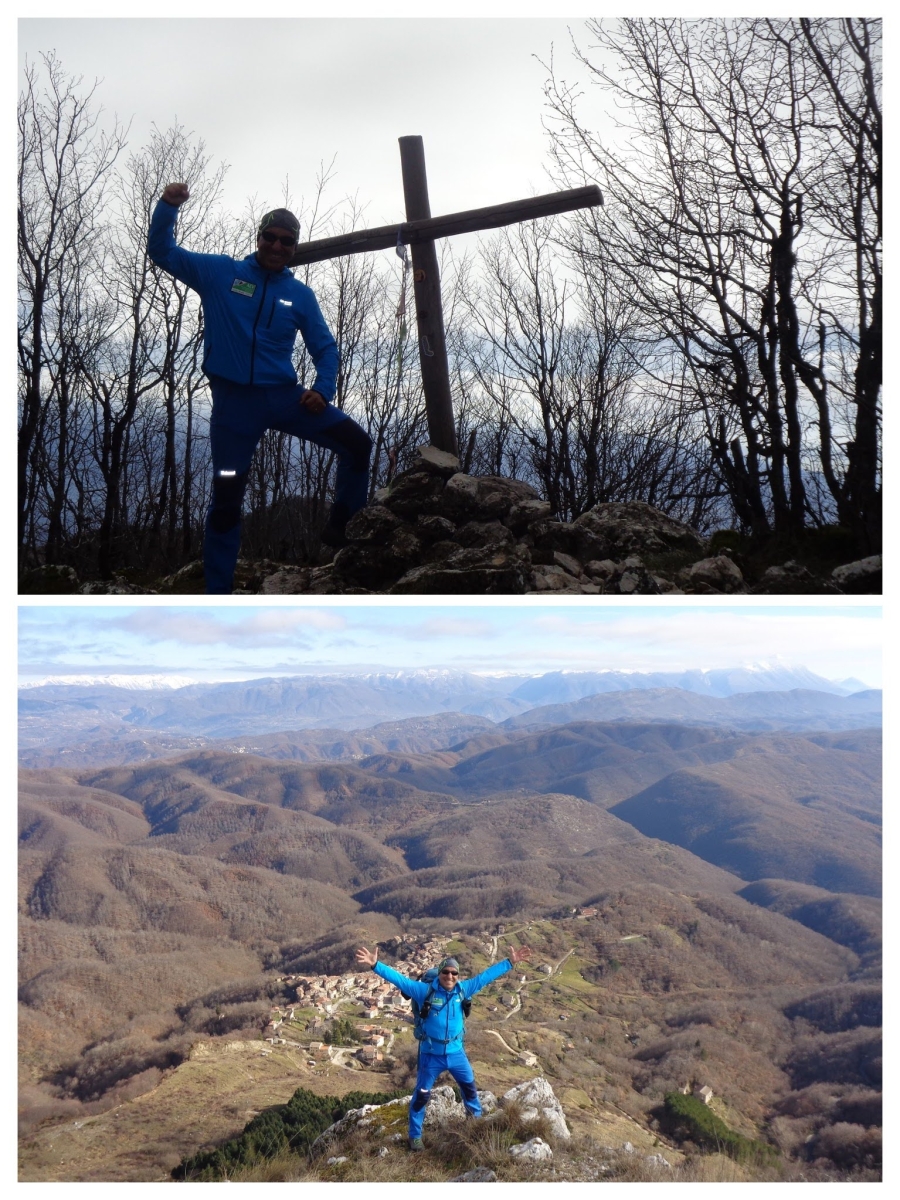 Solitaria ricognizione sul balcone del Lago del Turano per la Gola dell'Obito e l'anello della cresta integrale del Monte Cervia