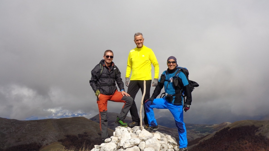 Il grande anello sulle creste del PNALM autunnale con i " Fratelloni " Francesco Laurenzi e Augusto Catalani