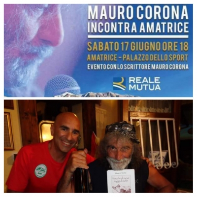 NEWS N.9 Amatrice nel Cuore: Mauro Corona uno di Noi