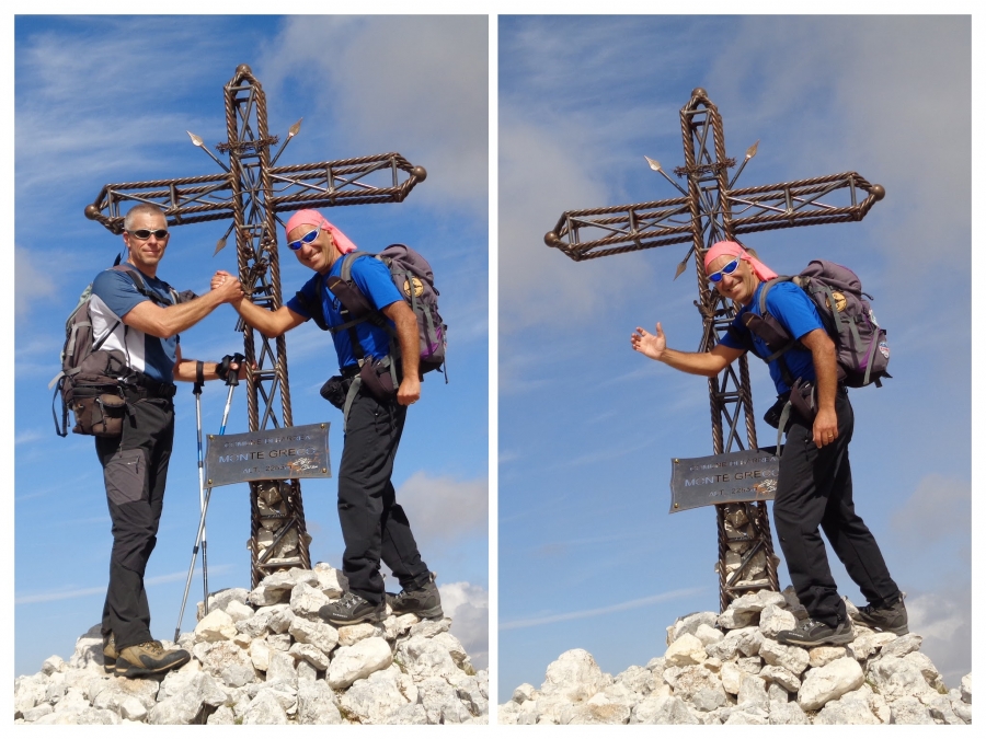 Con MONTI INVISIBILI alias Marco Sances sulla Cima del Monte Greco