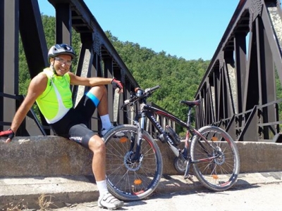 IL SOLITARIO SELVAGGIO VIAGGIO IN MTB SULLA FERROVIA CHE NON C'E'...60 KM DALLE COLLINE ETRUSCHE DELLA ZONA DI SUTRI FINO AL MAR TIRRENO