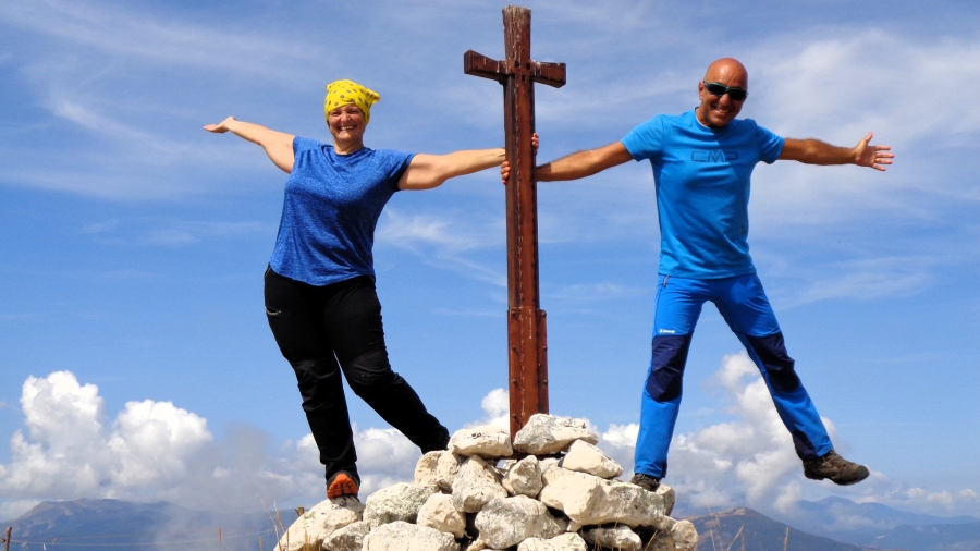 Con il ritorno di Monica Marzola per l'anello dei 3 Rifugi e delle 2 Cime sui Monti dell'Alta Valle dell'Aterno