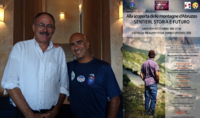 NEWS N.10 Con Stefano Ardito al Castello di Pizzoli de L&#039;Aquila per un Appennino con nuovi sentieri e il nascente Rifugio Martinelli