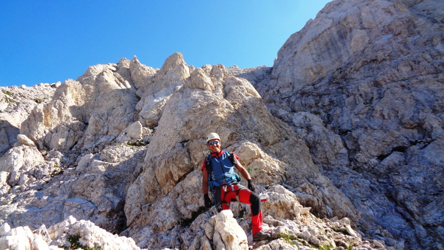 Nella mia solitudine sulla Direttissima e le Creste per l'anello del Corno Grande sul Gran Sasso D'Italia