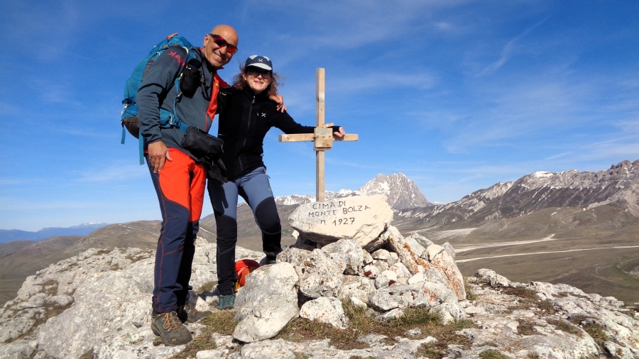 Con la timidezza di Agnese Provenziani per l'anello sulle cime del Monte Bolza al Gran Sasso d'Italia